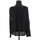 Vêtements Femme button-up denim jacket Toni neutri Blouse en coton Noir