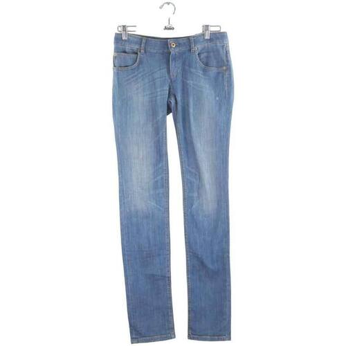 Vêtements Femme Jeans Split D&G Jean droit en coton Bleu