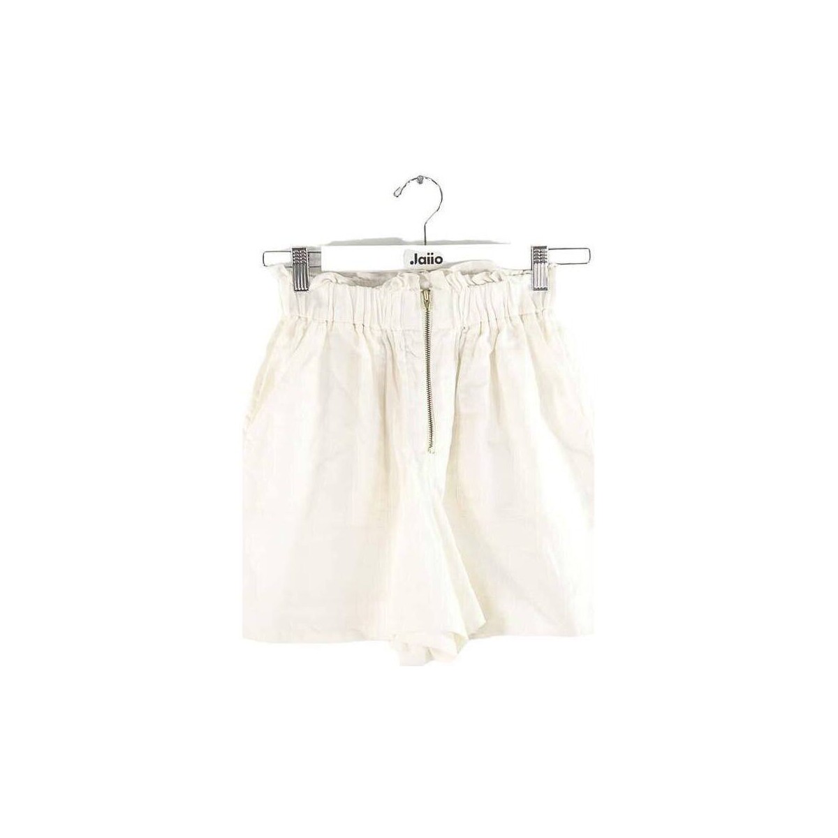 Vêtements Femme Shorts / Bermudas Des Petits Hauts Mini short en coton Blanc