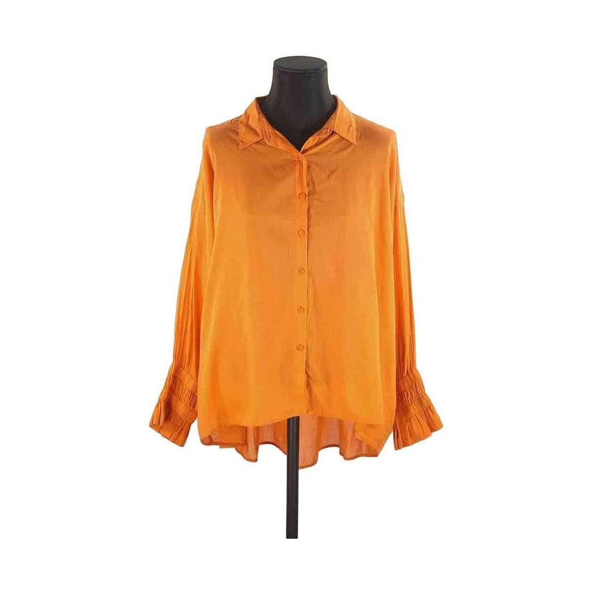 Vêtements Femme Débardeurs / T-shirts sans manche Notshy Chemise en coton Orange