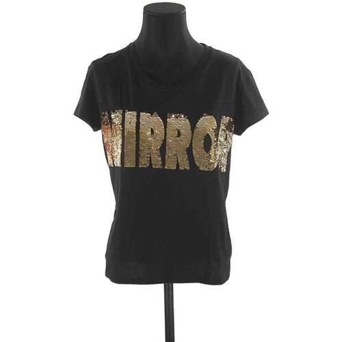 Vêtements Femme Débardeurs / T-shirts sans manche Sandro T-shirt en coton Noir