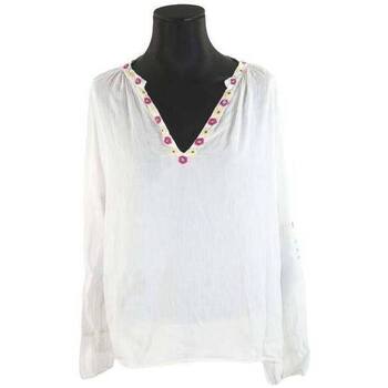 Vêtements Femme Débardeurs / T-shirts sans manche Antik Batik Blouse en coton Blanc