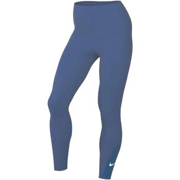 Vêtements Femme Leggings Nike W nk one df mr 7/8 tgt Bleu