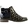Chaussures Femme Boots Rieker Bottine Cuir Noir