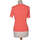 Vêtements Femme T-shirts & Polos Etam top manches courtes  36 - T1 - S Orange Orange