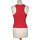 Vêtements Femme Débardeurs / T-shirts sans manche Pimkie débardeur  34 - T0 - XS Rouge Rouge