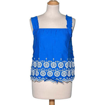 Vêtements Femme Coton Du Monde La Redoute débardeur  34 - T0 - XS Bleu Bleu
