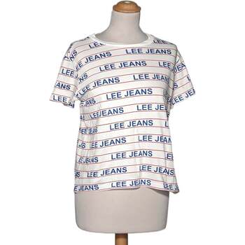 Vêtements Femme T-shirts & Polos Lee top manches courtes  34 - T0 - XS Blanc Blanc