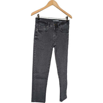 jeans promod  jean slim femme  34 - t0 - xs gris 