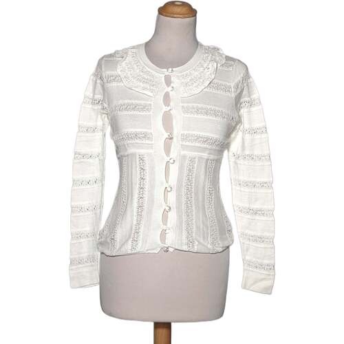 Vêtements Femme Gilets / Cardigans Cacharel gilet femme  36 - T1 - S Blanc Blanc