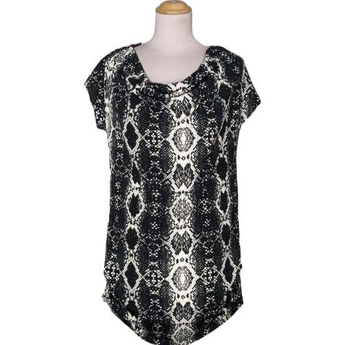 Vêtements Femme T-shirts monochrome & Polos Morgan top manches courtes  40 - T3 - L Noir Noir