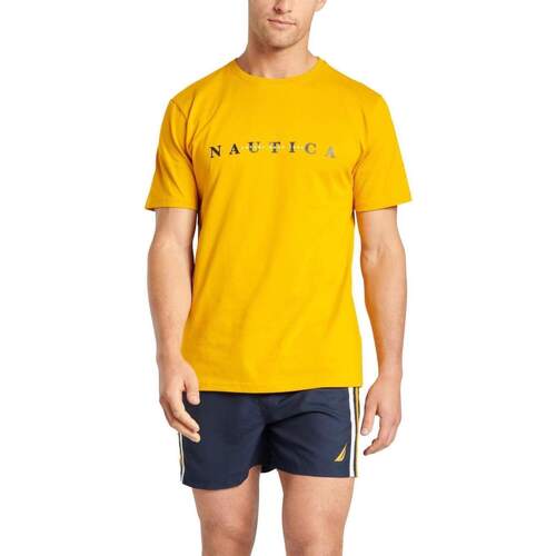 Vêtements Homme Débardeurs / T-shirts kort sans manche Nautica Laszlo Jaune