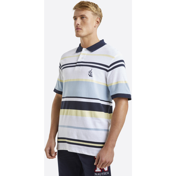 Vêtements Homme Débardeurs / T-shirts kort sans manche Nautica Merlot Polo Blanc
