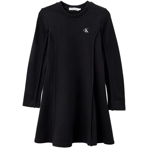 Vêtements Fille Robes longues Calvin Klein Adidas JEANS IG0IG02049 Noir