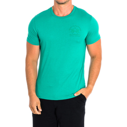 Vêtements Homme T-shirts manches courtes La Martina TMR011-JS206-03104 Vert