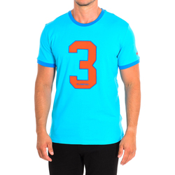 Vêtements Homme T-shirts manches courtes La Martina TMR312-JS206-07116 Bleu
