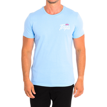 Vêtements Homme T-shirts manches courtes La Martina TMR605-JS354-07003 Bleu