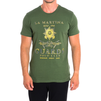 Vêtements Homme T-shirts manches courtes La Martina TMRG30-JS206-03175 Vert
