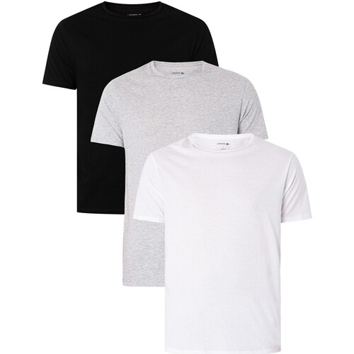 Vêtements Homme sous 30 jours Lacoste Lot de 3 t-shirts de détente Essentials Multicolore