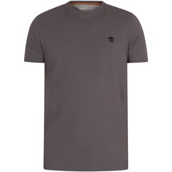 Vêtements Homme T-shirts manches courtes Timberland T-shirt ras du cou ajusté Dun-River Gris