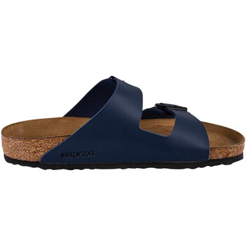 Chaussures Homme Claquettes Birkenstock Sandales en nubuck Arizona Birko-Flor Bleu