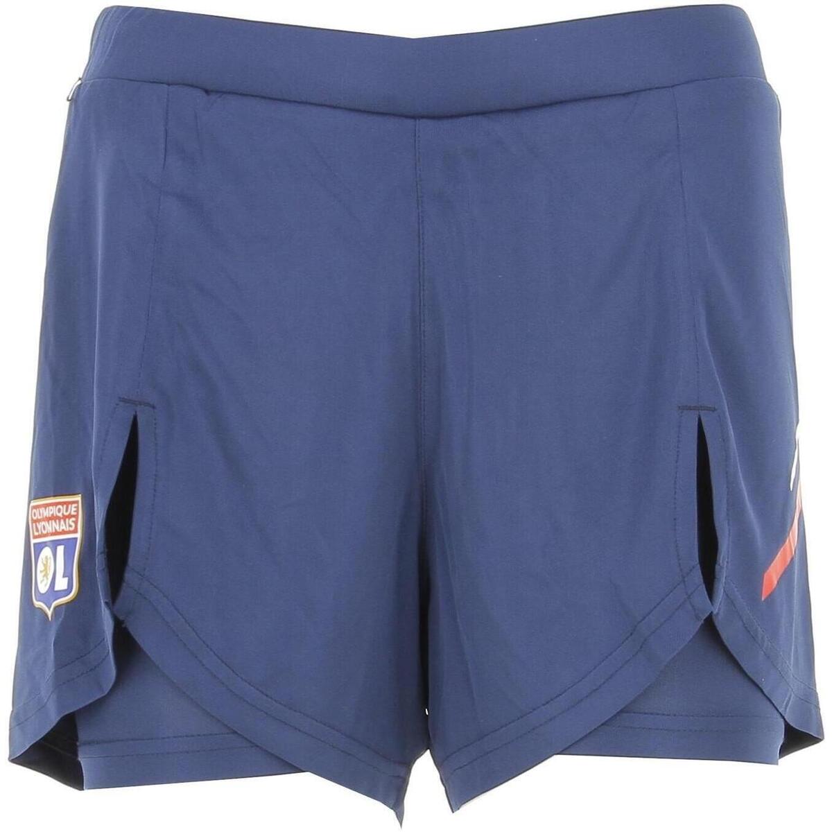 Vêtements Femme Shorts / Bermudas Olympique Lyonnais Ol short nv trg boost lady Bleu