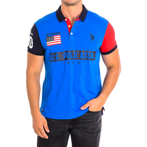 Vêtements Homme Рубашки marc o polo льняные U.S Polo Assn. 58877-173 Bleu