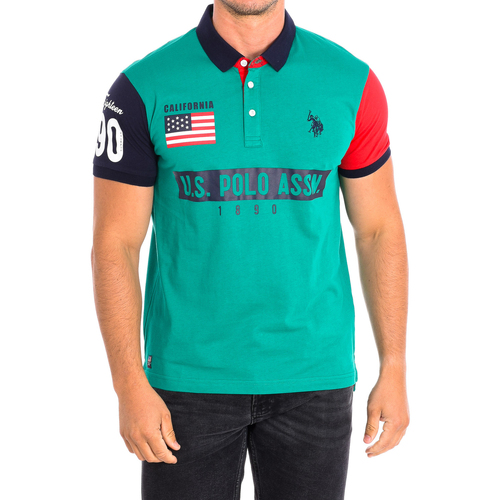 Vêtements Homme office-accessories men polo-shirts accessories Shirts U.S Polo Assn. 58877-248 Vert
