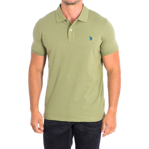 Vêtements Homme office-accessories men polo-shirts accessories Shirts U.S Polo Assn. 61423-246 Kaki