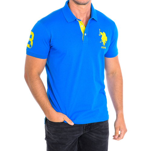 Vêtements Homme short-sleeve Polos manches courtes U.S short-sleeve Polo Assn. 61663-273 Bleu