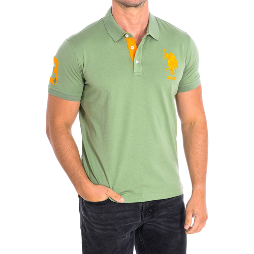 Vêtements Homme office-accessories men polo-shirts accessories Shirts U.S Polo Assn. 61663-246 Kaki