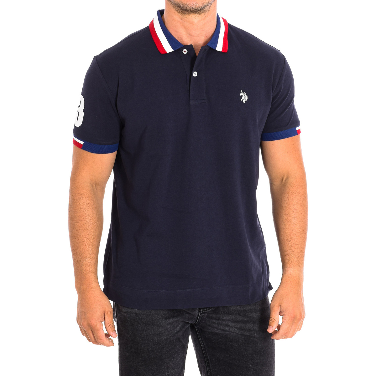 Vêtements Homme Loro Piana cotton polo shirtn nautical-print short-sleeve shirt. 64775-179 Marine