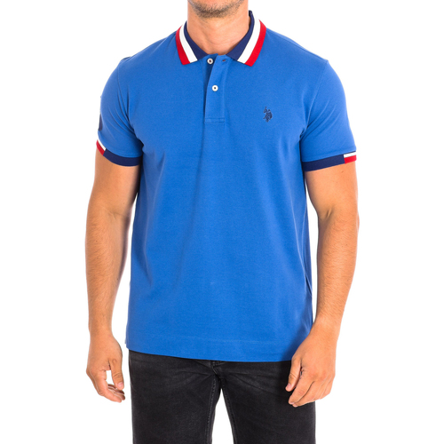 Vêtements Homme office-accessories men polo-shirts accessories Shirts U.S Polo Assn. 64775-137 Bleu