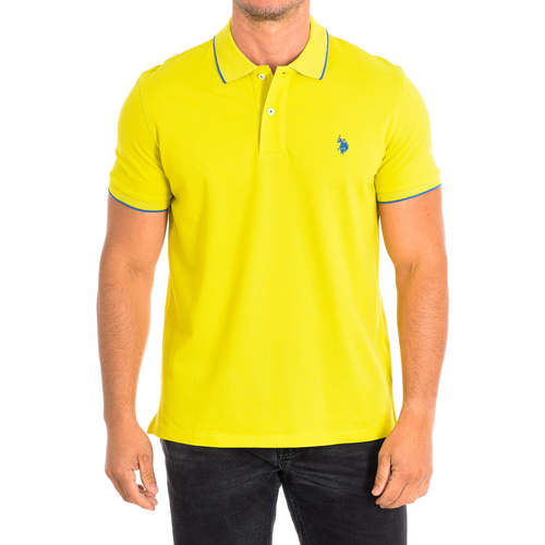 Vêtements Homme office-accessories men polo-shirts accessories Shirts U.S Polo Assn. 64782-214 Jaune
