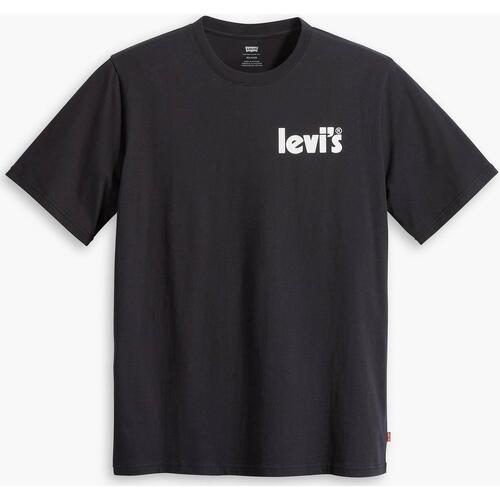 Vêtements Homme T-shirts & Polos Levi's T-shirt coton col rond Levi's® Noir