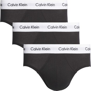 Sous-vêtements Homme Slips Calvin Klein Jeans 3P Hip Brief Noir