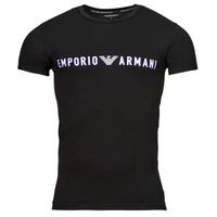 Vêtements messenger T-shirts manches courtes Emporio Armani T-shirt SHINY LOGOBAND Noir
