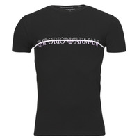 Vêtements messenger T-shirts manches courtes Emporio Armani T-shirt THE NEW ICON Noir