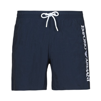 Vêtements Homme Maillots / Shorts de bain Emporio Boyswhite Armani EMBROIDERY LOGO Marine
