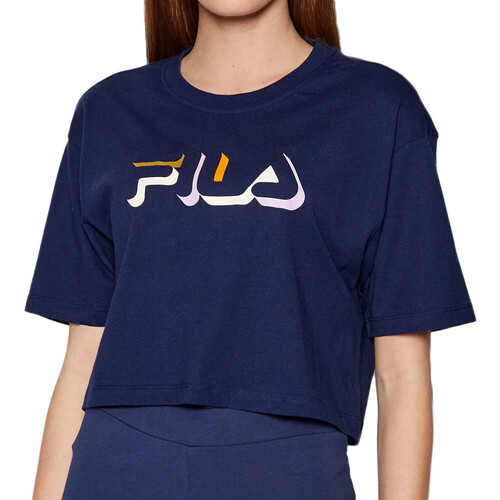 Vêtements Femme T-shirts manches courtes Fila FAW010050001 Bleu