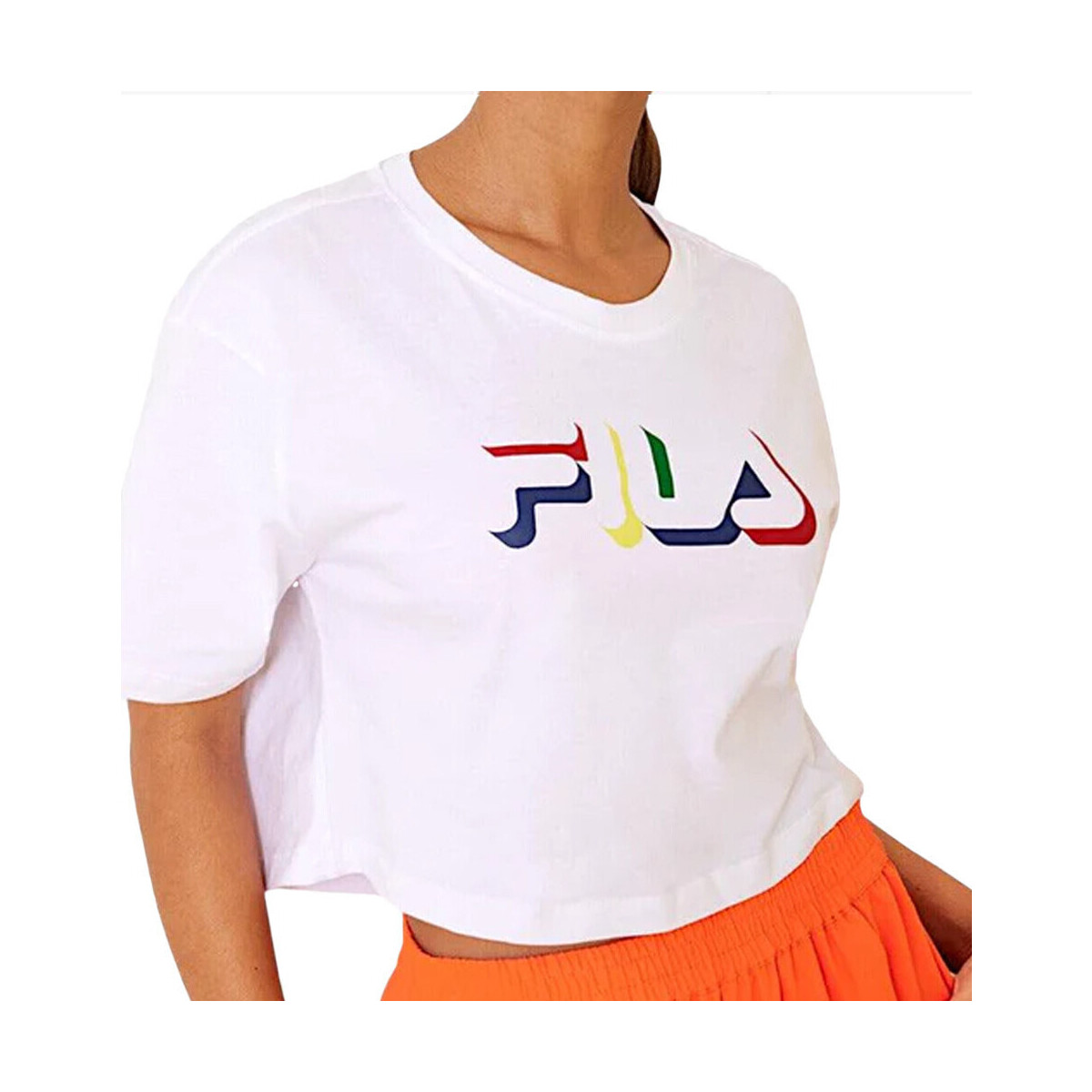 Vêtements Femme T-shirts & Polos Fila FAW010010001 Blanc