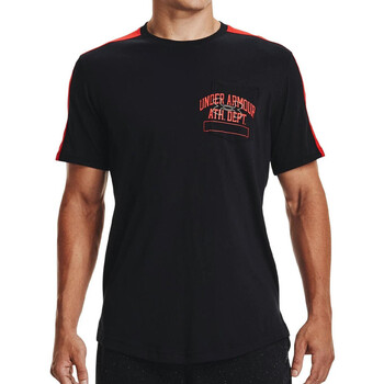 Vêtements Homme Under Armour Speed Stride Printed Short Sleeve T-Shirt Mens Under Armour 1370979-001 Noir