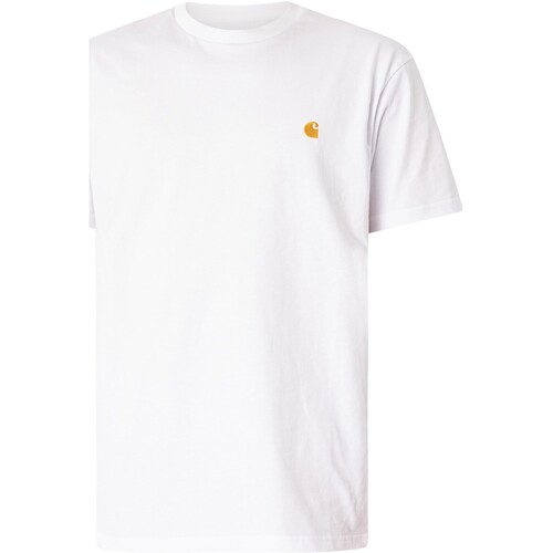 Vêtements Homme Coco & Abricot Carhartt Chase T-shirt Blanc