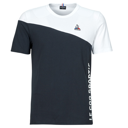 Vêtements Homme T-shirts manches courtes Malles / coffres de rangements BAT TEE SS N°2 M Blanc / Marine