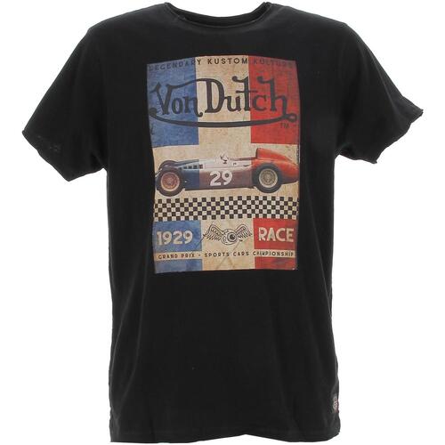 Vêtements Homme HUGO Dolive T-shirt à grand logo Noir Von Dutch Tshirt  homme co Noir