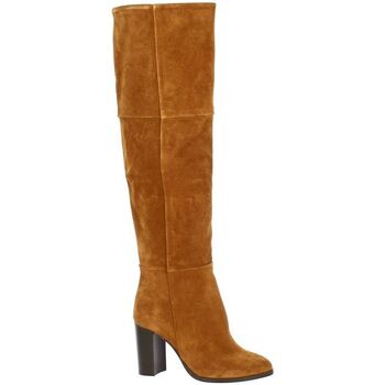 bottes pao  genouilleres cuir velours 