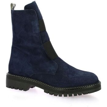 Chaussures Femme Boots UGG Reqin's Boots UGG cuir velours Marine