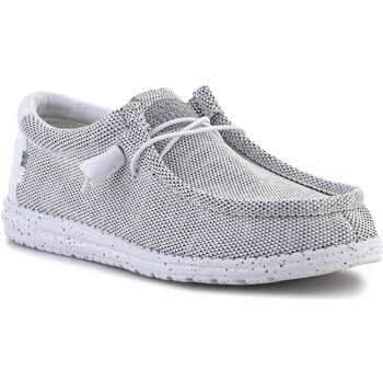 Chaussures Homme Baskets mode Hey Dude Wally Sox Stone White 40019-1KA Gris