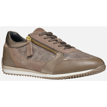 Chaussures Baskets mode Geox D CALITHE taupe foncé