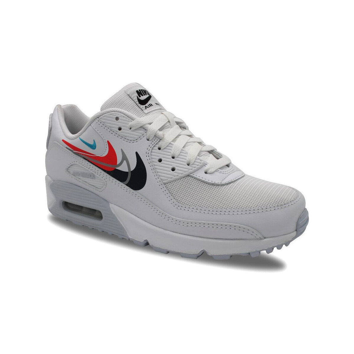 Chaussures Homme Baskets basses Nike Air Max 90 Multi-Swoosh White Blanc
